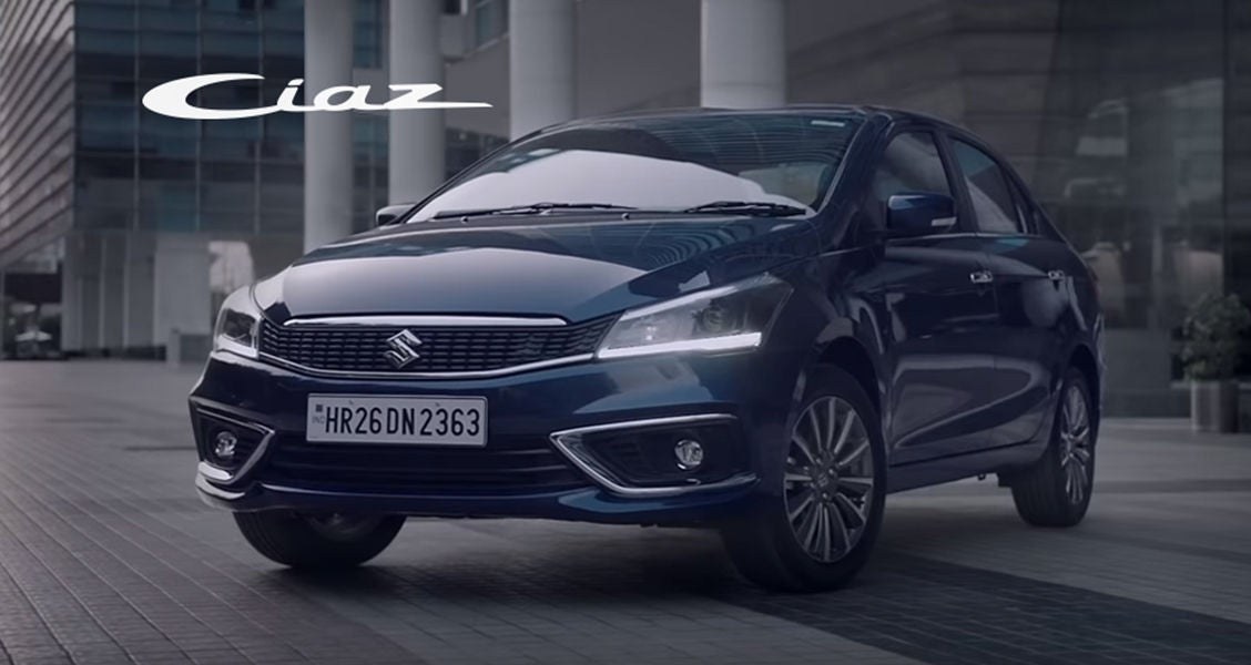 Facelift India-spec Maruti Suzuki Ciaz (New Ciaz), Nexa press front three-quarter