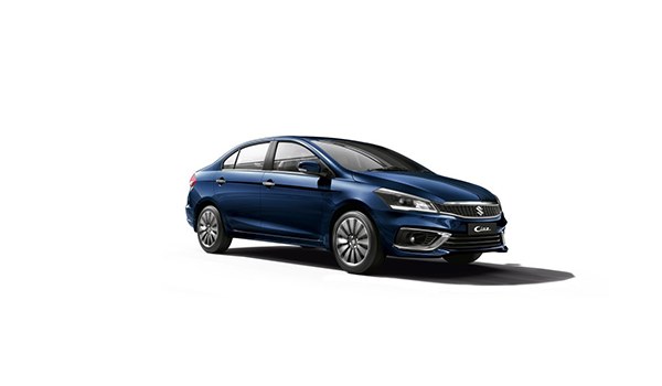 Original India-spec Maruti Suzuki Ciaz — OEM press image quality limited; front three-quarter