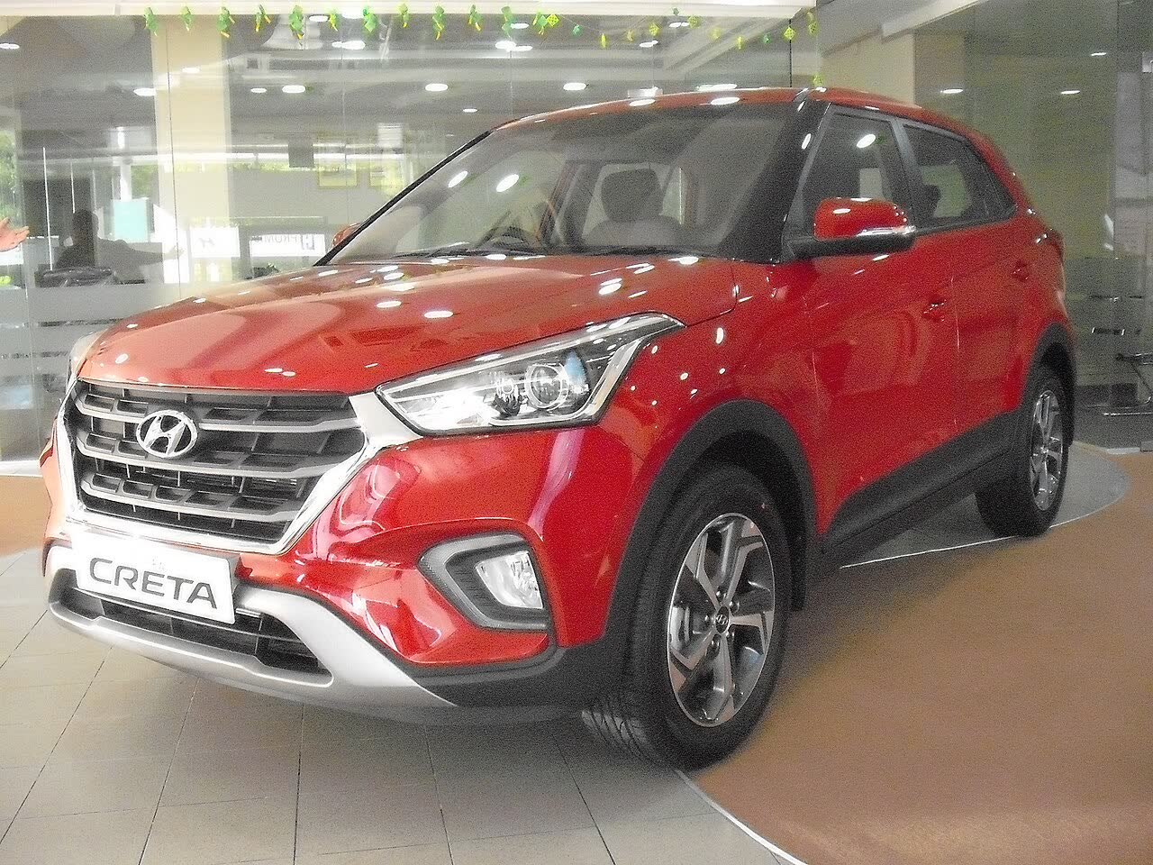 2018 Hyundai Creta first-generation facelift, front view