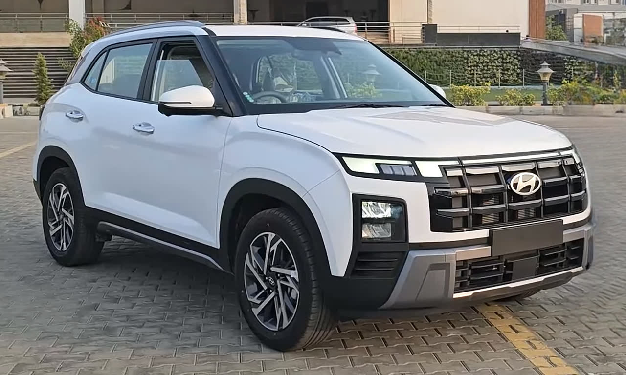 2024 Hyundai Creta 1.5 MPi SX(O) facelift in India, front view
