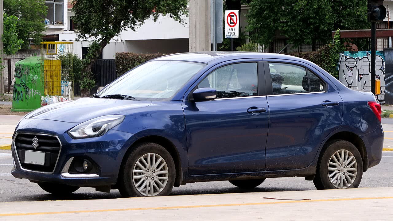 2022 Suzuki Dzire third-generation facelift, front three-quarter