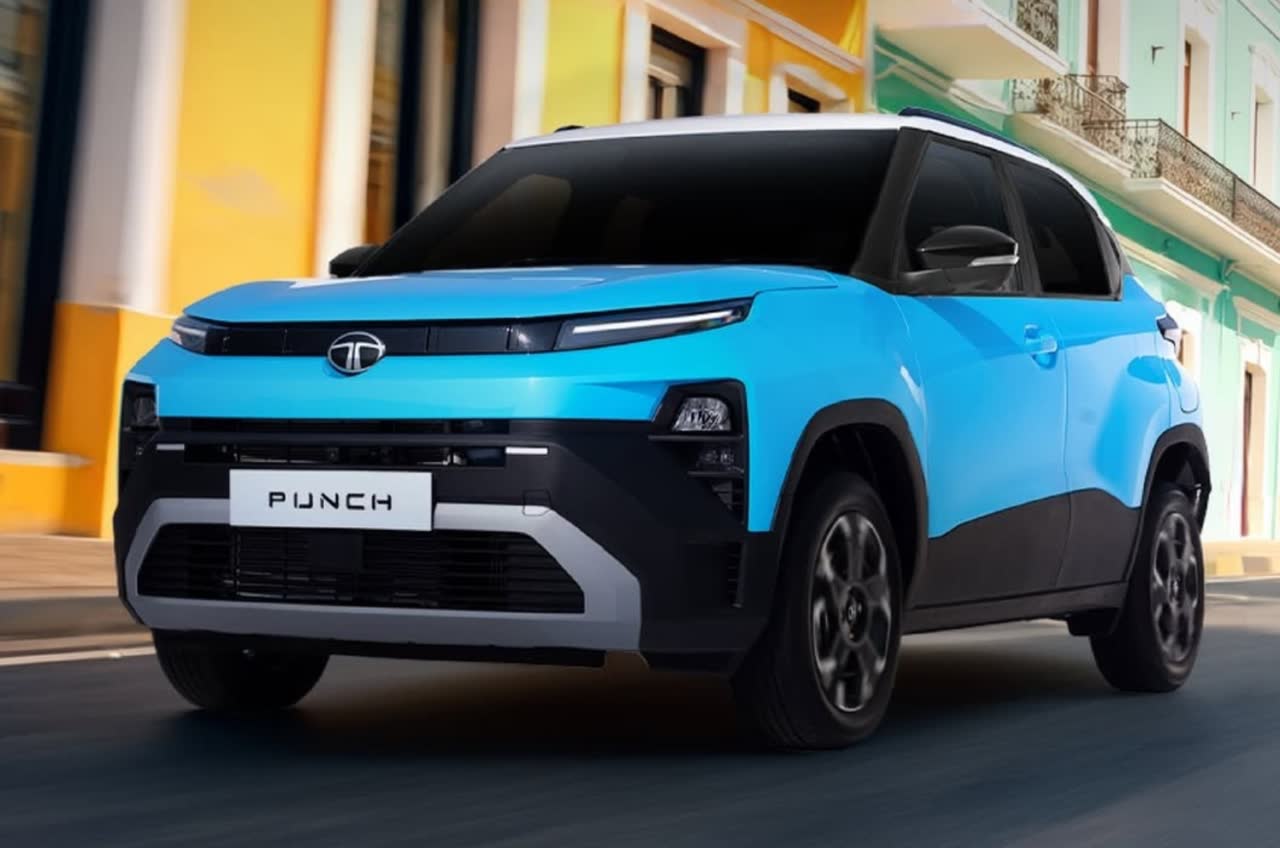 2026 Tata Punch facelift, India, front three-quarter