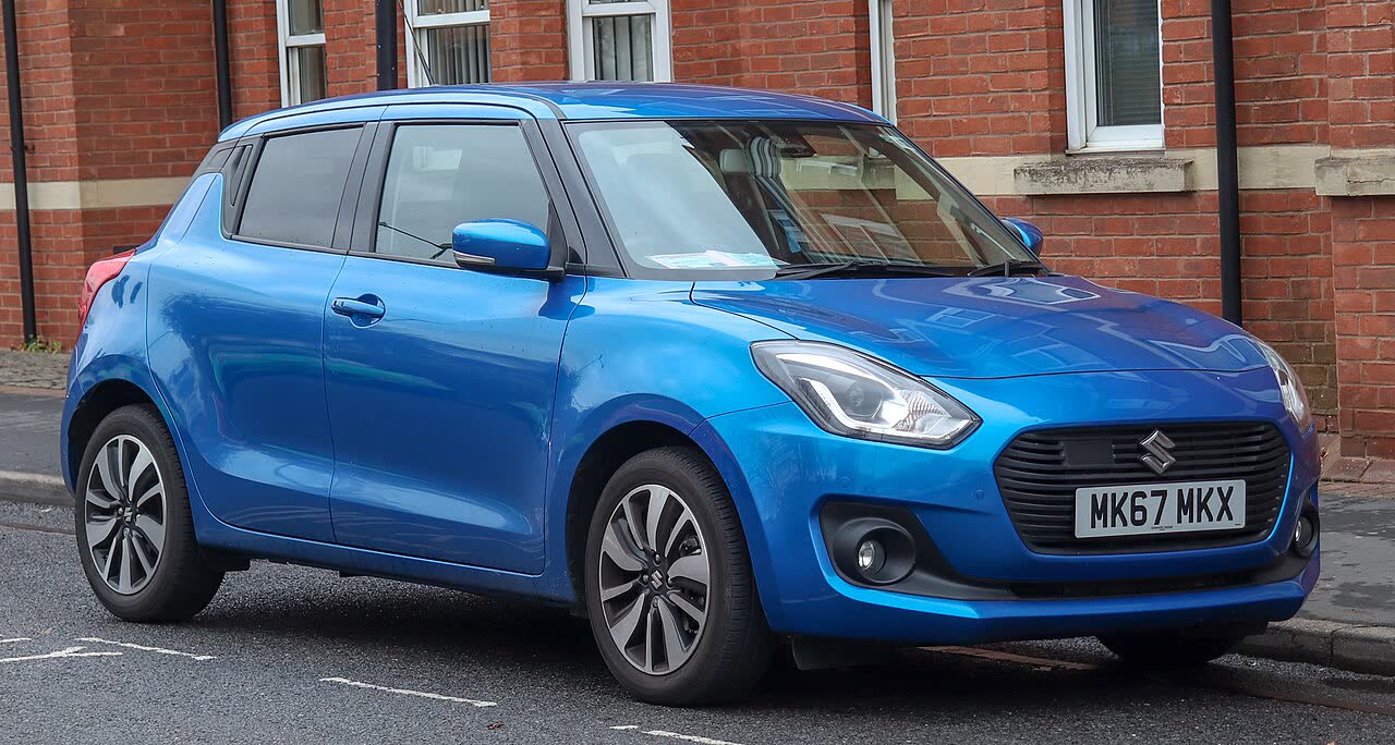 2018 Suzuki Swift third generation, front three-quarter
