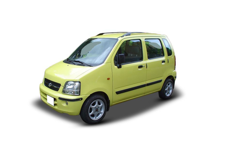 Pre-facelift first-generation Maruti Suzuki Wagon R, India-spec front three-quarter