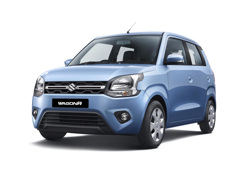 2019 third-generation Maruti Suzuki Wagon R, India-spec front three-quarter studio